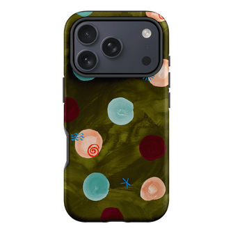Olive Spot Printed Phone Cases iPhone 17 Pro / Armoured by Charlie Taylor - The Dairy