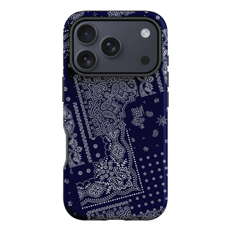 Paisley Indigo Printed Phone Cases iPhone 17 Pro / Armoured by The Dairy - The Dairy