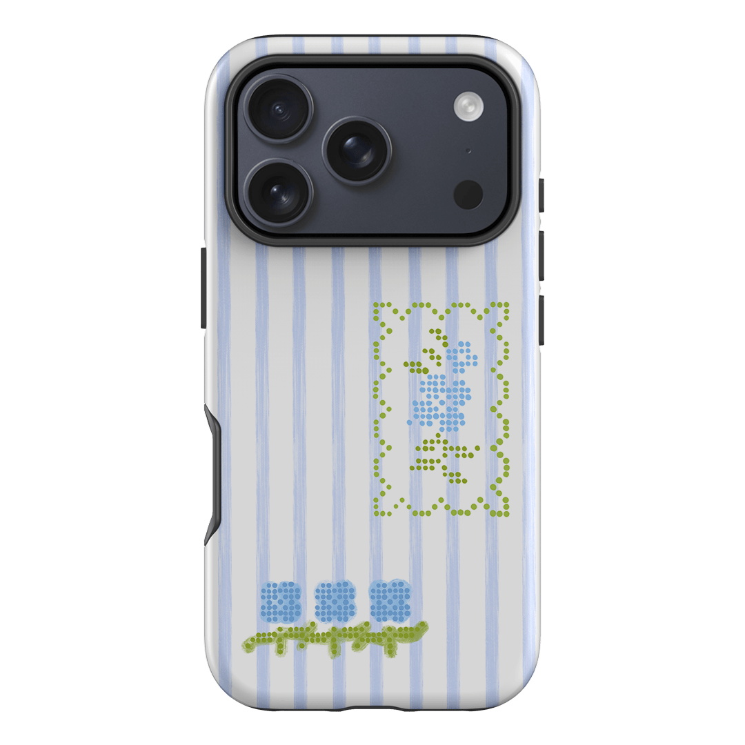 Patchwork Blue Printed Phone Cases iPhone 17 Pro / Armoured by Kayla Carr - The Dairy