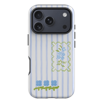 Patchwork Blue Printed Phone Cases iPhone 17 Pro / Armoured by Kayla Carr - The Dairy