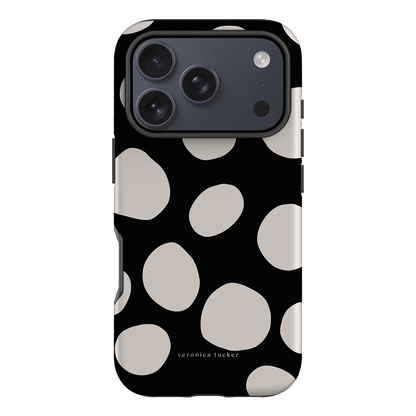Pebbles Noir Printed Phone Cases iPhone 17 Pro / Armoured by Veronica Tucker - The Dairy