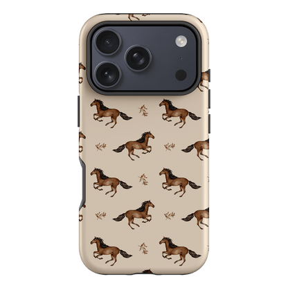 Running Horse Printed Phone Cases iPhone 17 Pro / Armoured by Kasiags Art - The Dairy