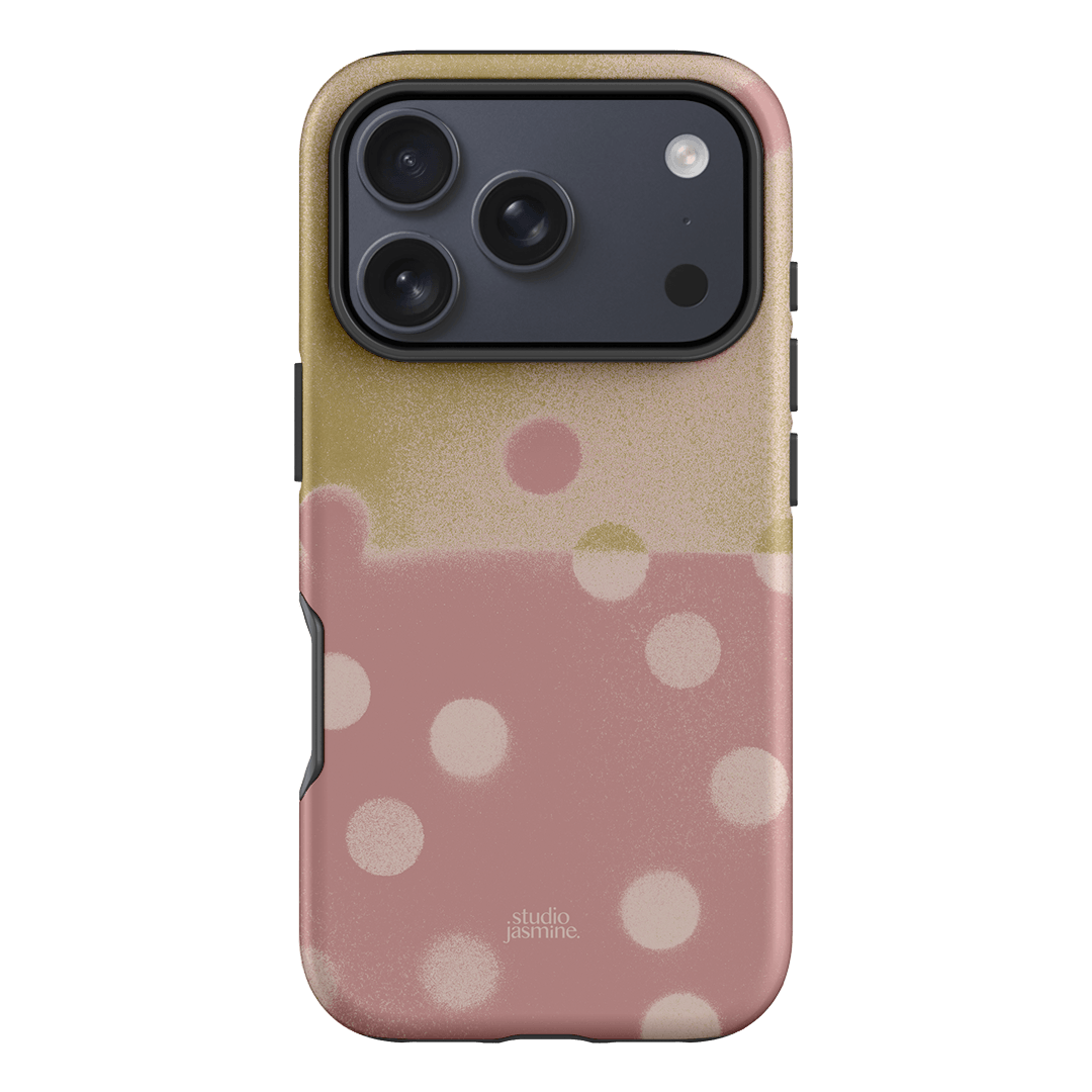 Strawberry Polka Dot Printed Phone Cases iPhone 17 Pro / Armoured by Jasmine Dowling - The Dairy