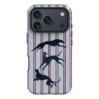 Stripey Hounds Printed Phone Cases iPhone 17 Pro / Armoured by Lisa Hu - The Dairy