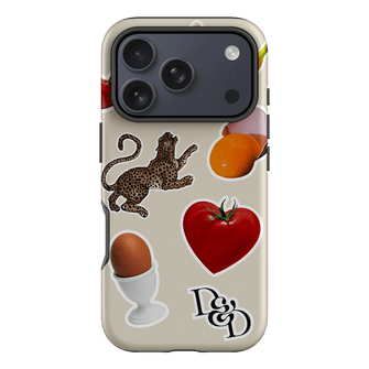Sunday Stickers Cream Printed Phone Cases iPhone 17 Pro / Armoured by Desmond & Dempsey - The Dairy