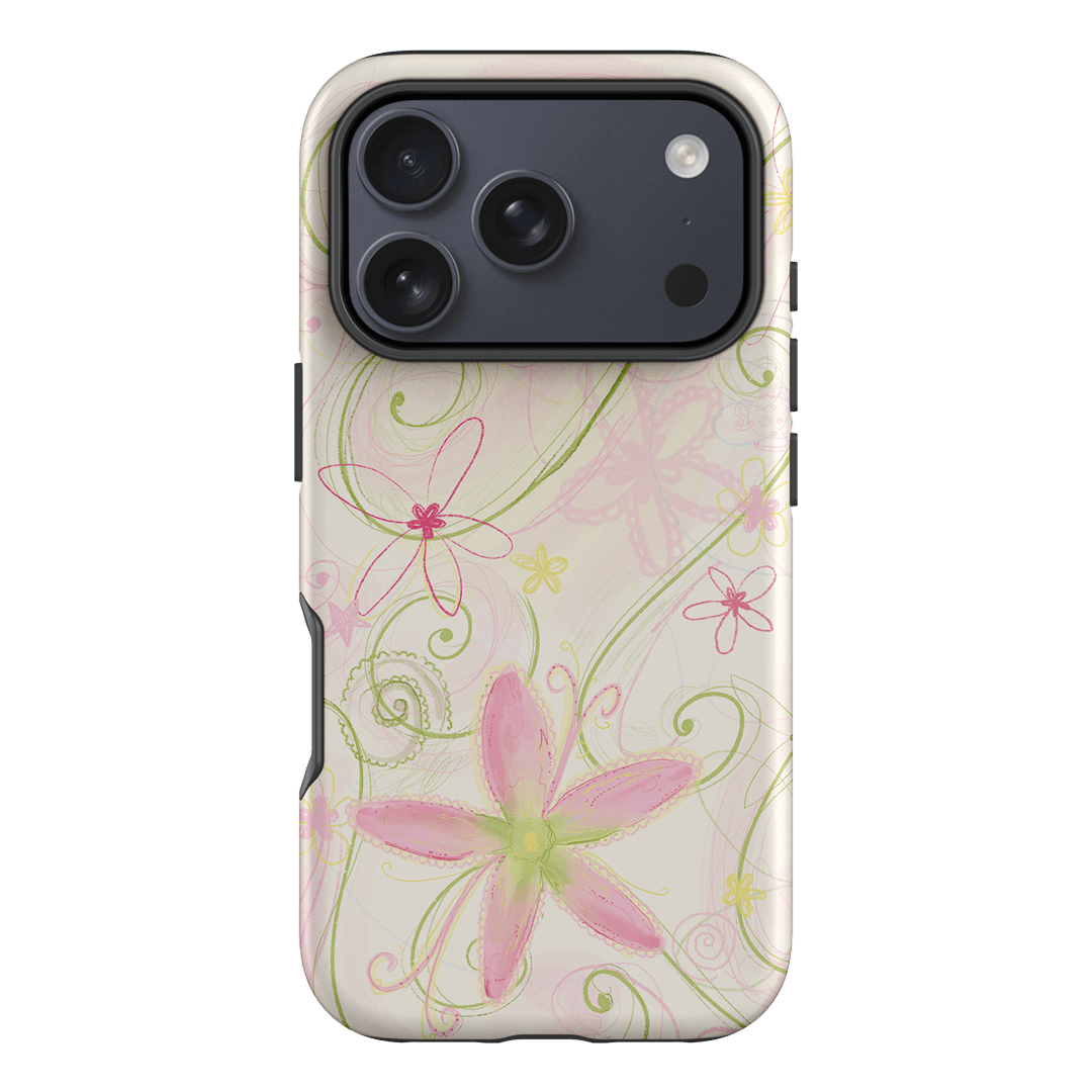 Swirl Pink Printed Phone Cases iPhone 17 Pro / Armoured by Kayla Carr - The Dairy