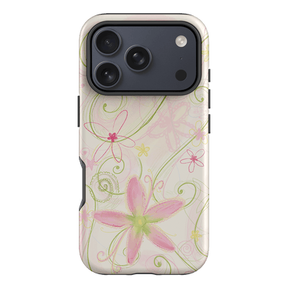 Swirl Pink Printed Phone Cases iPhone 17 Pro / Armoured by Kayla Carr - The Dairy