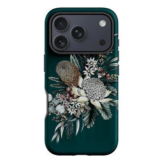 Teal Native Printed Phone Cases iPhone 17 Pro / Armoured by Typoflora - The Dairy