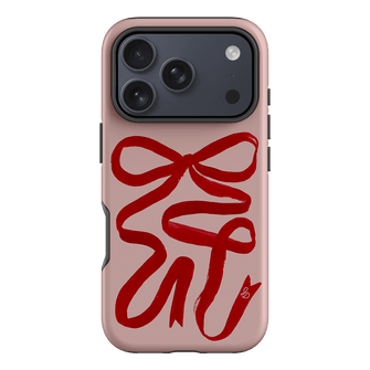 Valentine Ribbon Printed Phone Cases iPhone 17 Pro / Armoured by Jasmine Dowling - The Dairy