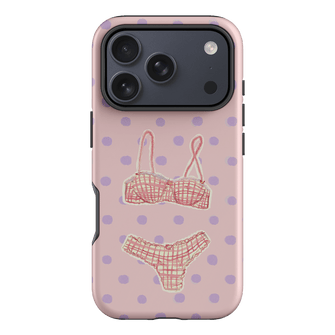 Vintage Gingham Printed Phone Cases iPhone 17 Pro / Armoured by Kayla Carr - The Dairy