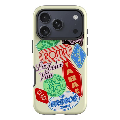 Well Travelled Printed Phone Cases iPhone 17 Pro / Armoured by The Dairy - The Dairy