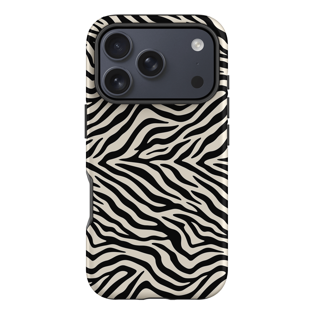 Zebra Ink Printed Phone Cases iPhone 17 Pro / Armoured by The Dairy - The Dairy