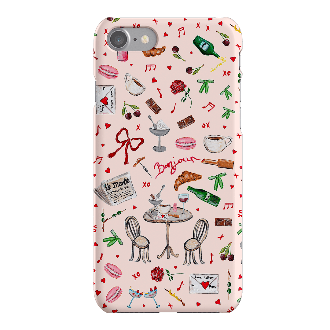 Bonjour Printed Phone Cases iPhone SE / Snap by BG. Studio - The Dairy