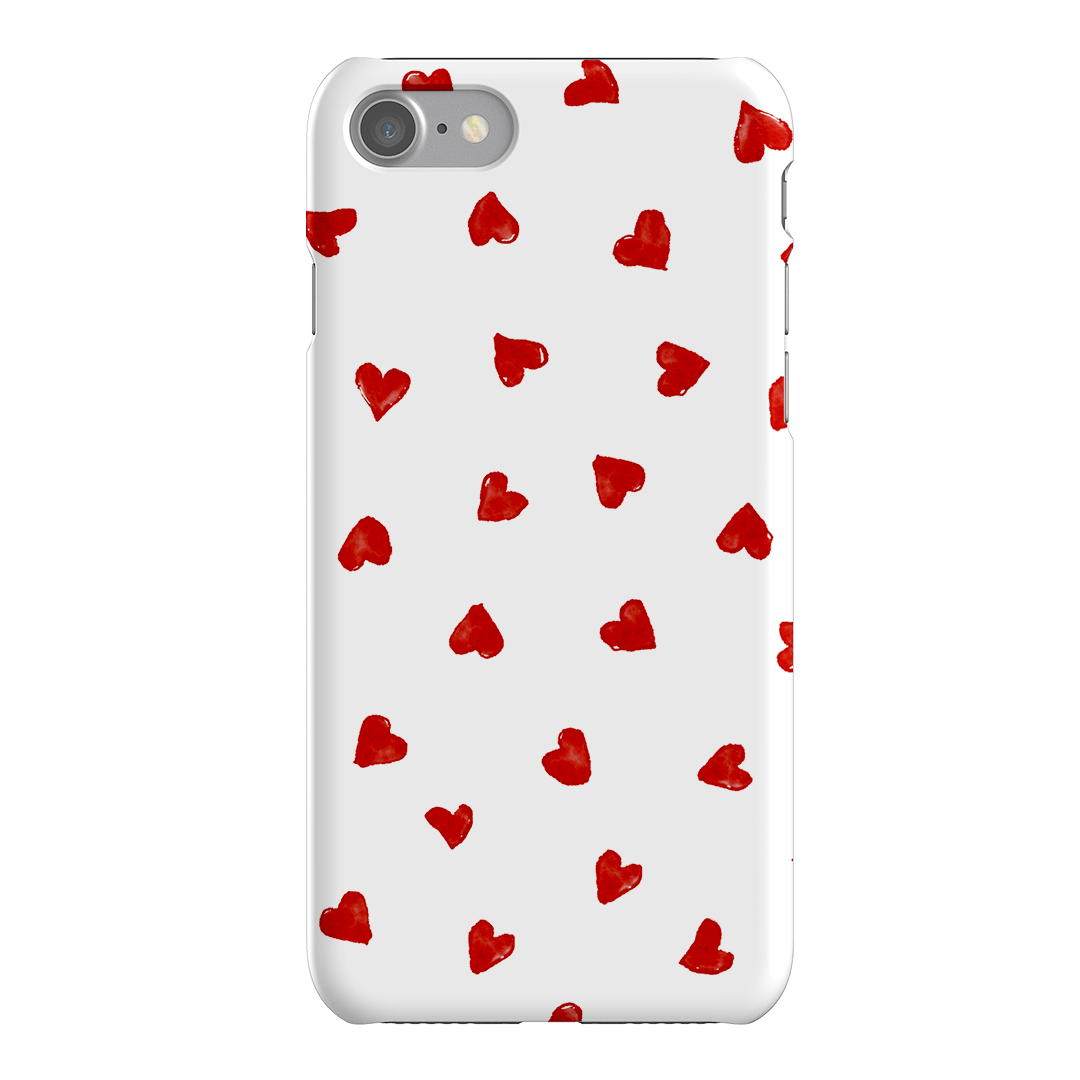Love Hearts Printed Phone Cases iPhone SE / Snap by Oak Meadow - The Dairy