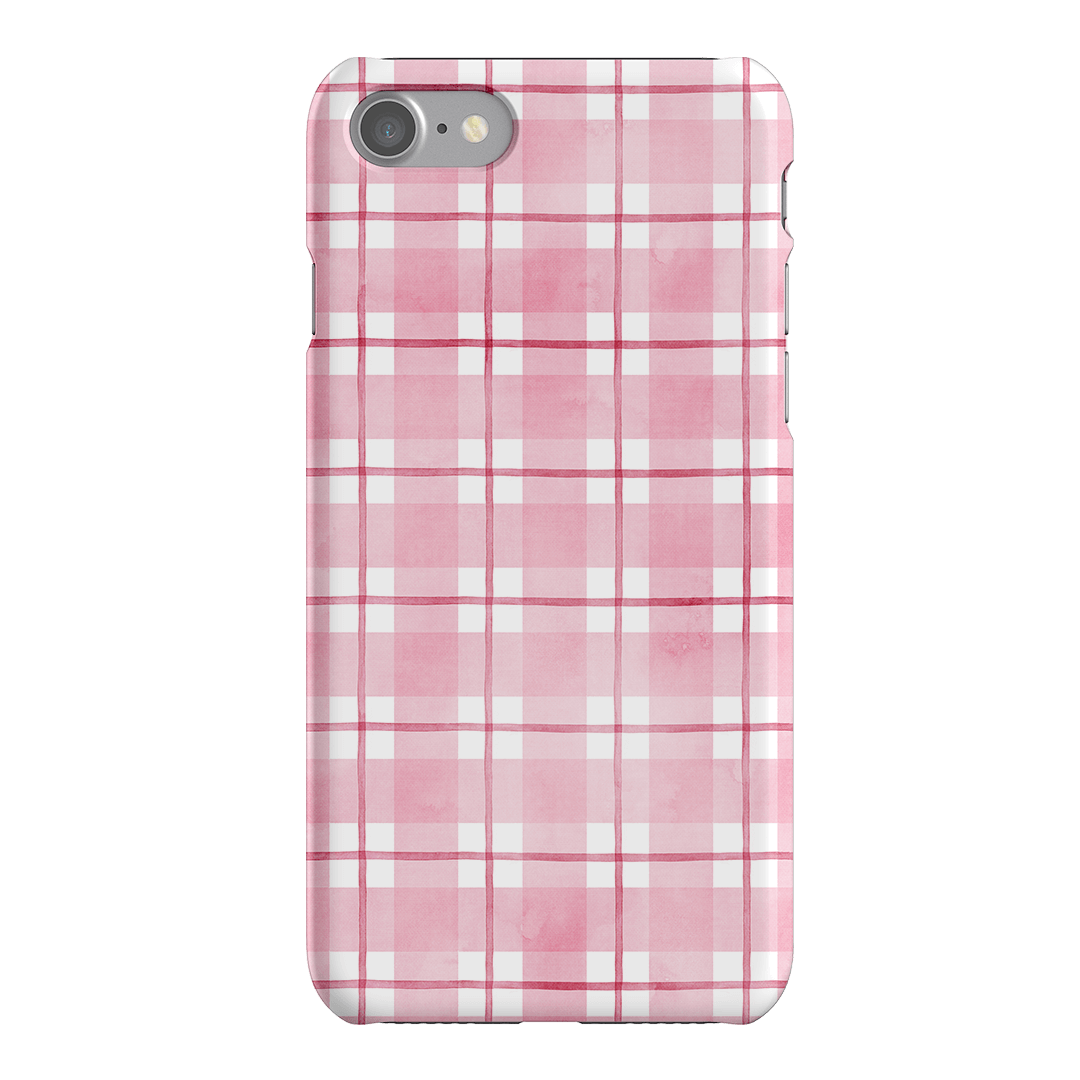 Musk Checker Printed Phone Cases iPhone SE / Snap by Oak Meadow - The Dairy