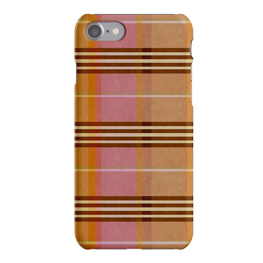 Peachy Plaid Printed Phone Cases iPhone SE / Snap by Fenton & Fenton - The Dairy