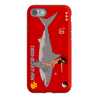 1800-Busy Rn in Red Printed Phone Cases iPhone SE / Armoured by Easty Beasty - The Dairy