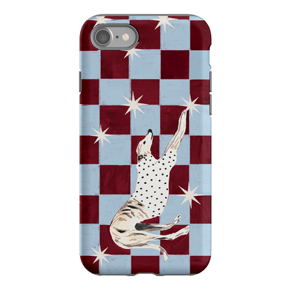 Check Greyhound Blue Printed Phone Cases iPhone SE / Armoured by Lisa Hu - The Dairy
