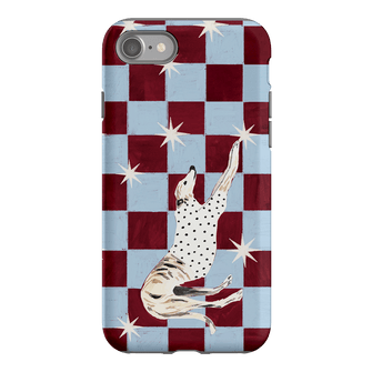 Check Greyhound Blue Printed Phone Cases iPhone SE / Armoured by Lisa Hu - The Dairy