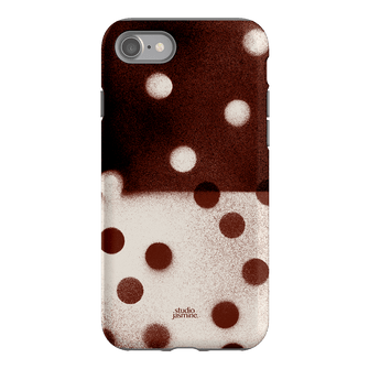 Espresso Polka Dot Printed Phone Cases iPhone SE / Armoured by Jasmine Dowling - The Dairy
