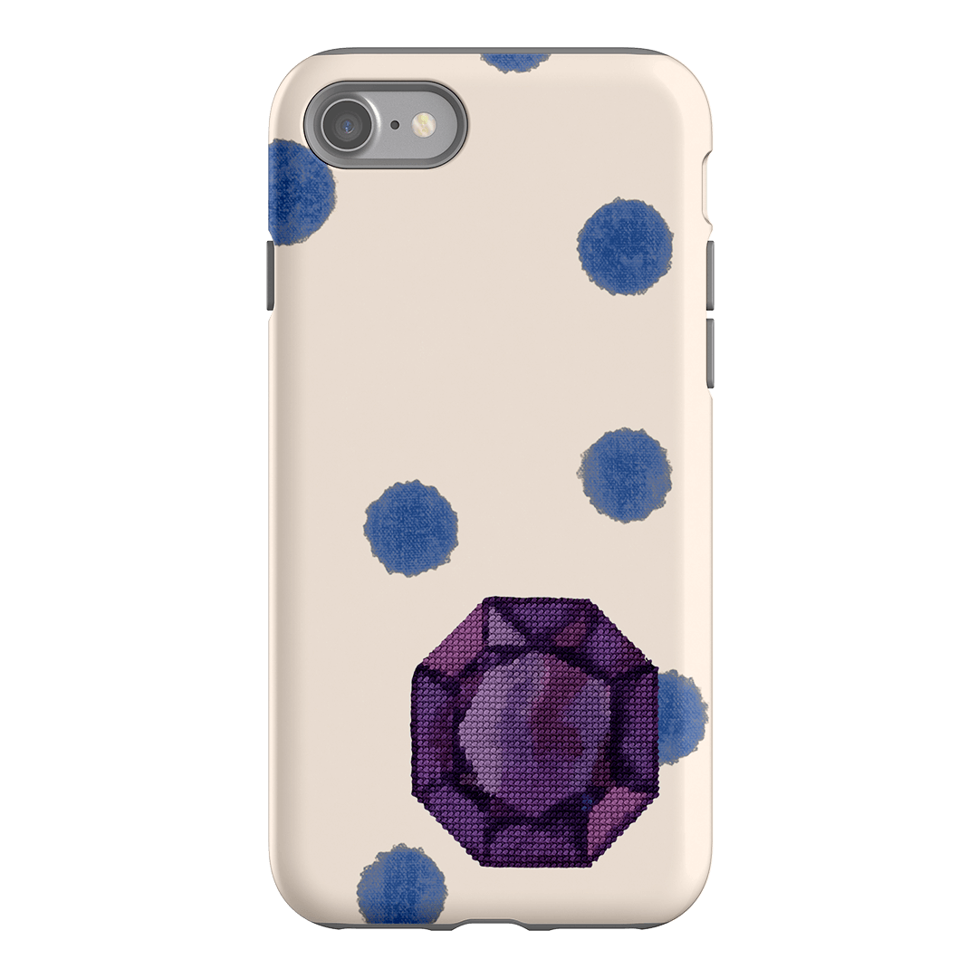 February Amethyst Printed Phone Cases iPhone SE / Armoured by Joiana - The Dairy
