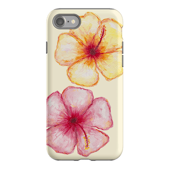 Hibiscus Flower Yellow Printed Phone Cases iPhone SE / Armoured by BG. Studio - The Dairy