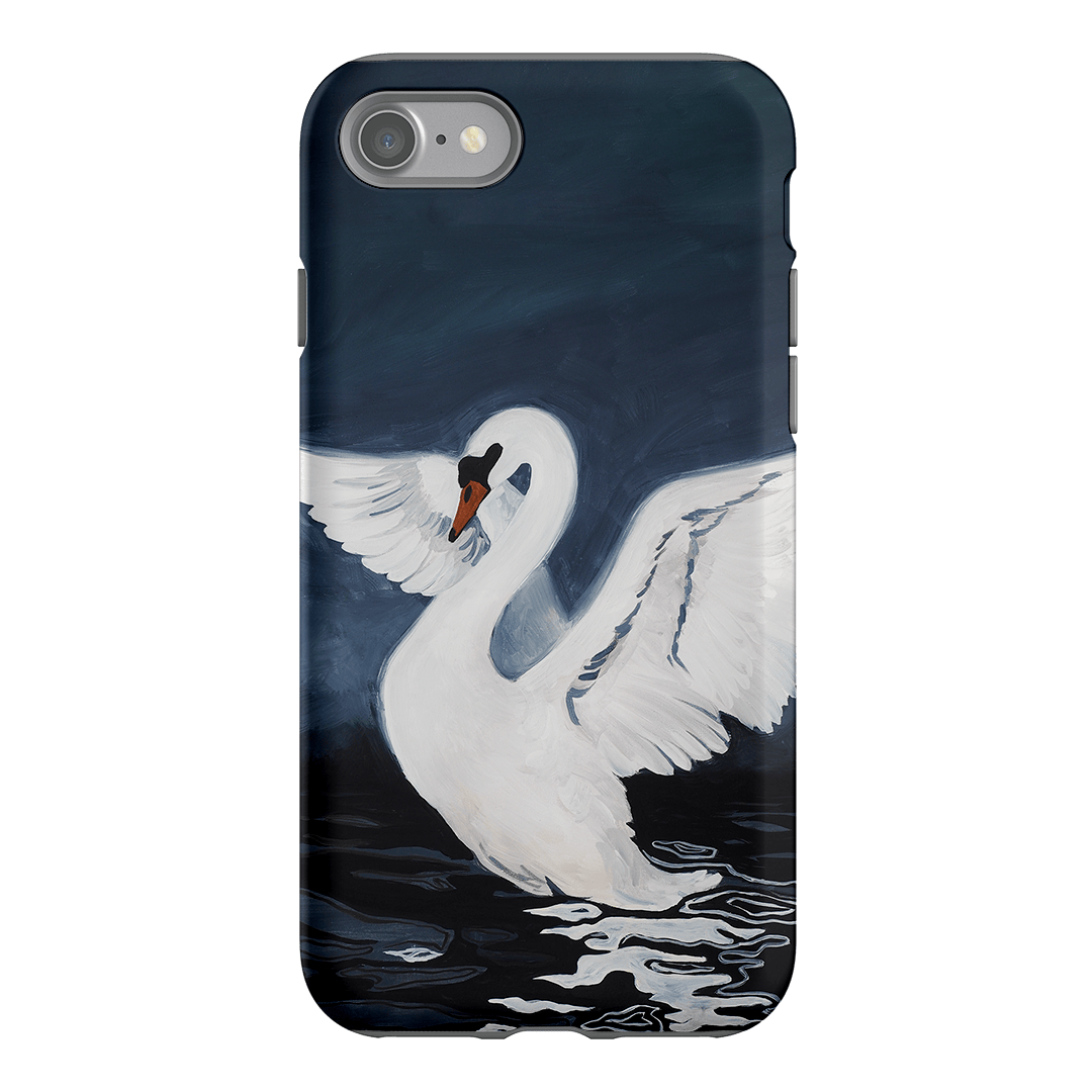 Midnight Swan Printed Phone Cases iPhone SE / Armoured by Lisa Hu - The Dairy