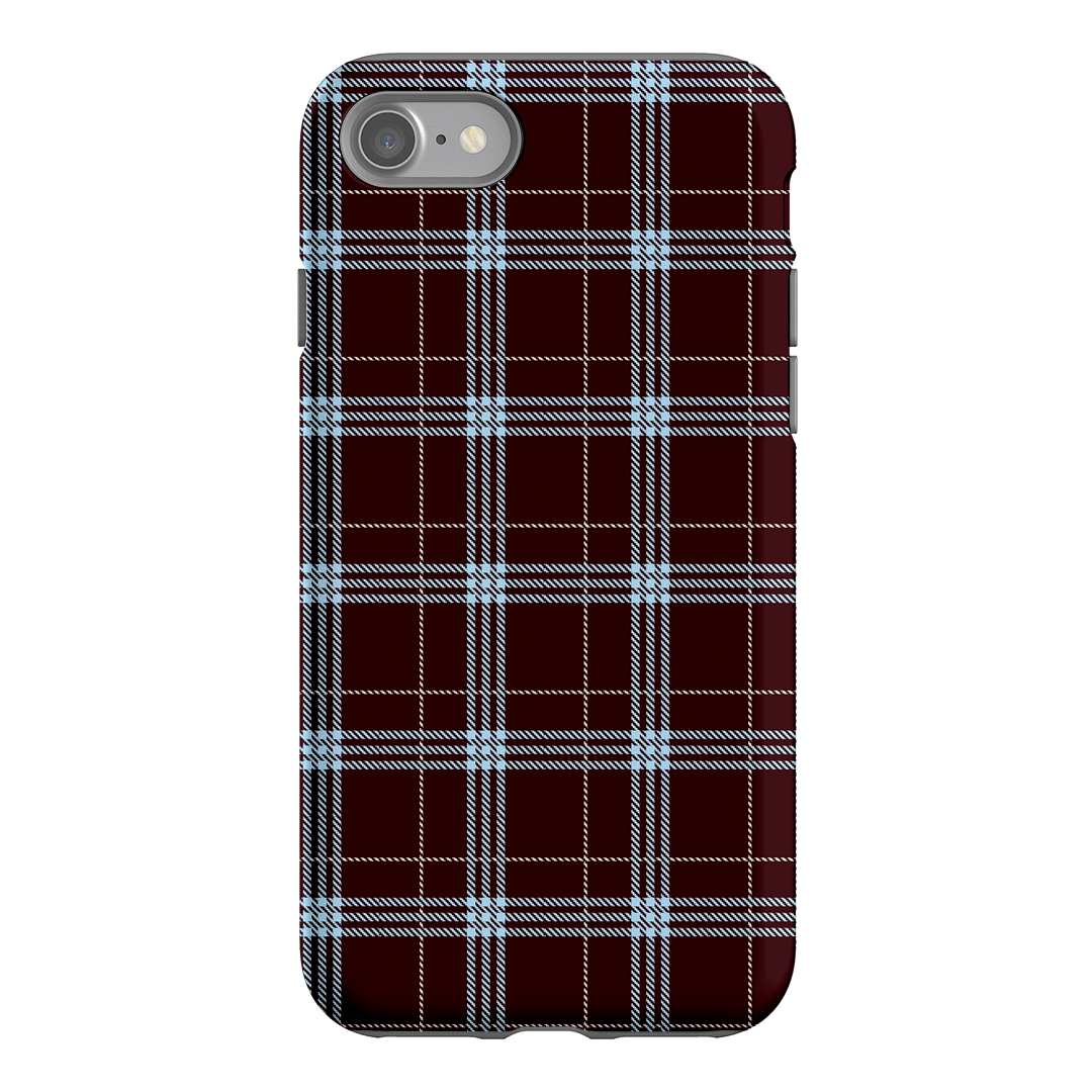 Mocha Plaid Printed Phone Cases iPhone SE / Armoured by The Dairy - The Dairy
