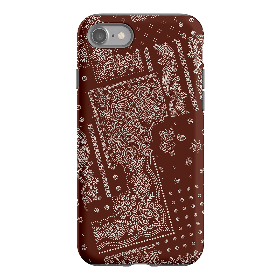 Paisley Cinnamon Printed Phone Cases iPhone SE / Armoured by The Dairy - The Dairy