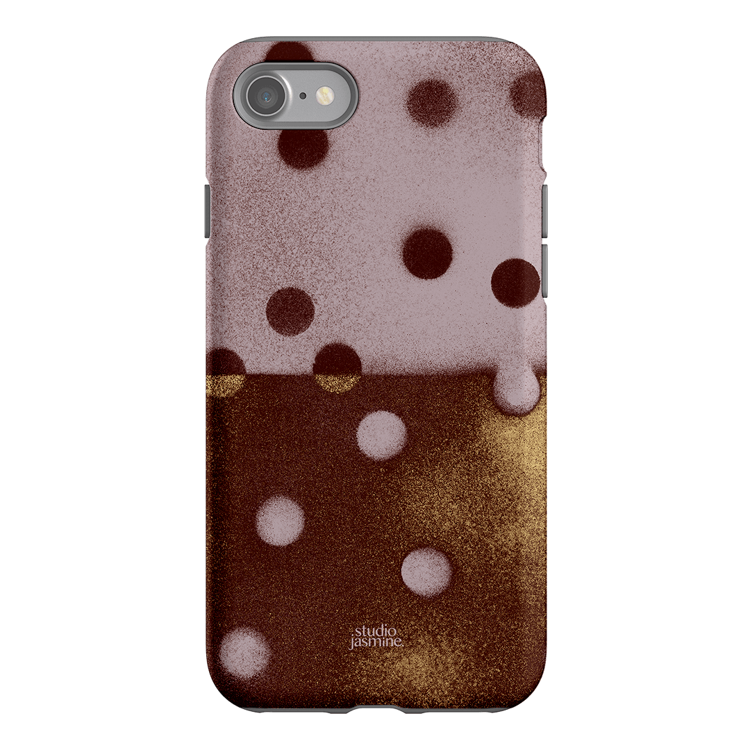 Rust Polka Dot Printed Phone Cases iPhone SE / Armoured by Jasmine Dowling - The Dairy