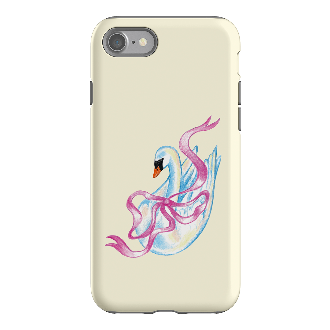 Satin Swan Printed Phone Cases iPhone SE / Armoured by Femke Studio - The Dairy