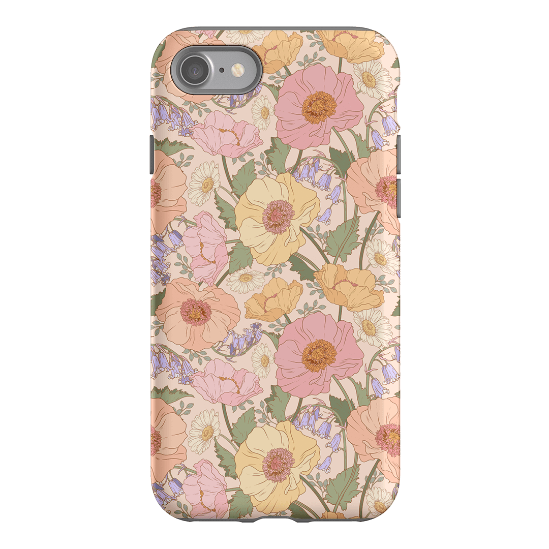Spring Poppy Printed Phone Cases iPhone SE / Armoured by Kasiags Art - The Dairy