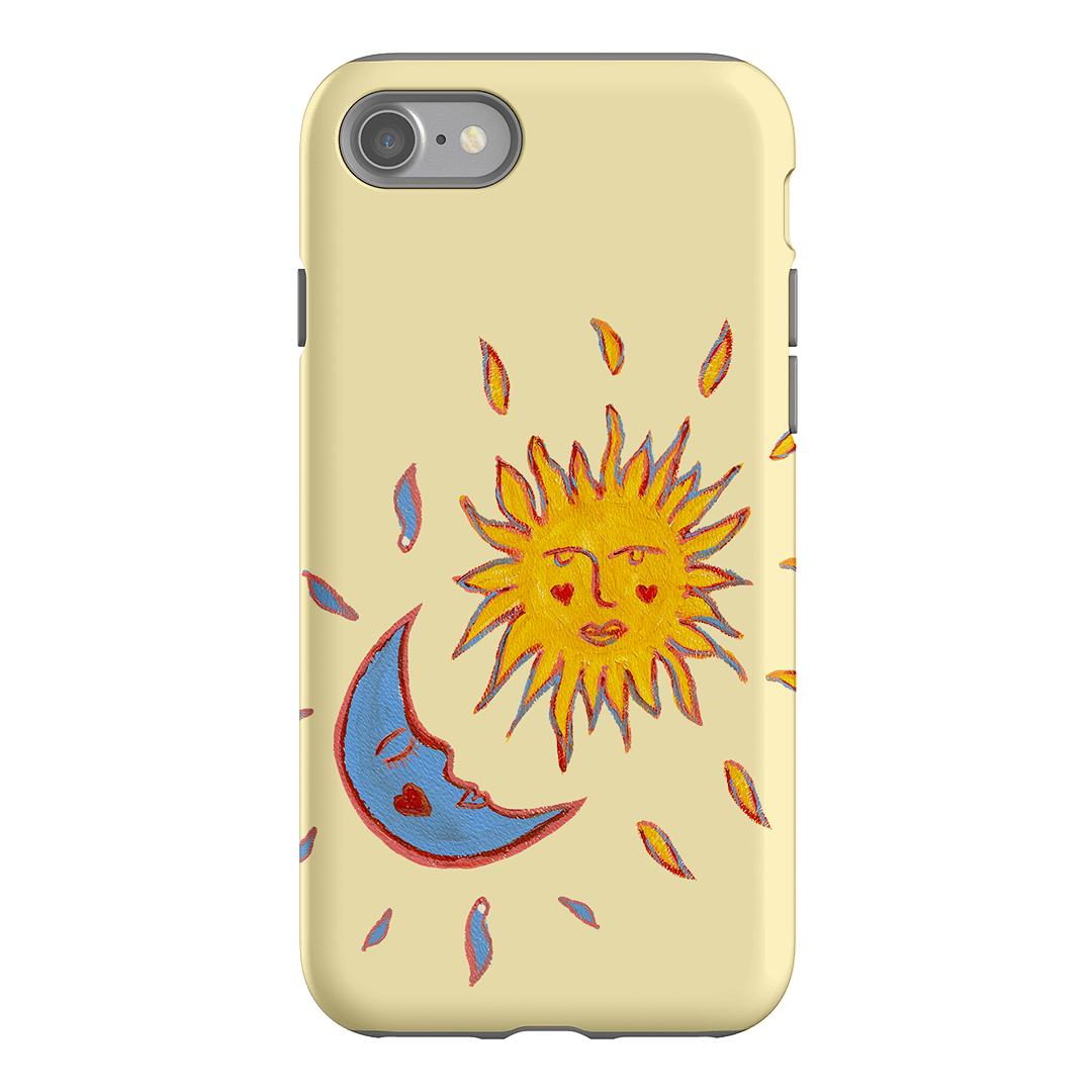 Sun & Moon Yellow Printed Phone Cases iPhone SE / Armoured by BG. Studio - The Dairy