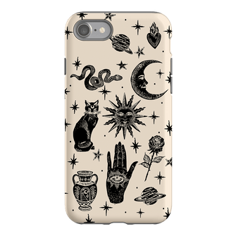 Astro Flash Beige Printed Phone Cases iPhone SE / Armoured by Veronica Tucker - The Dairy