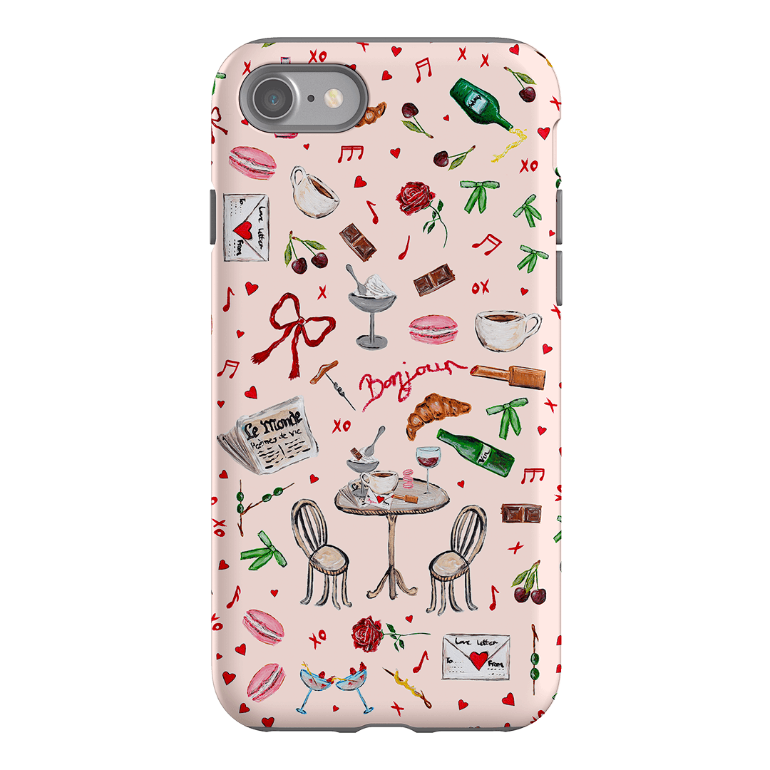 Bonjour Printed Phone Cases iPhone SE / Armoured by BG. Studio - The Dairy