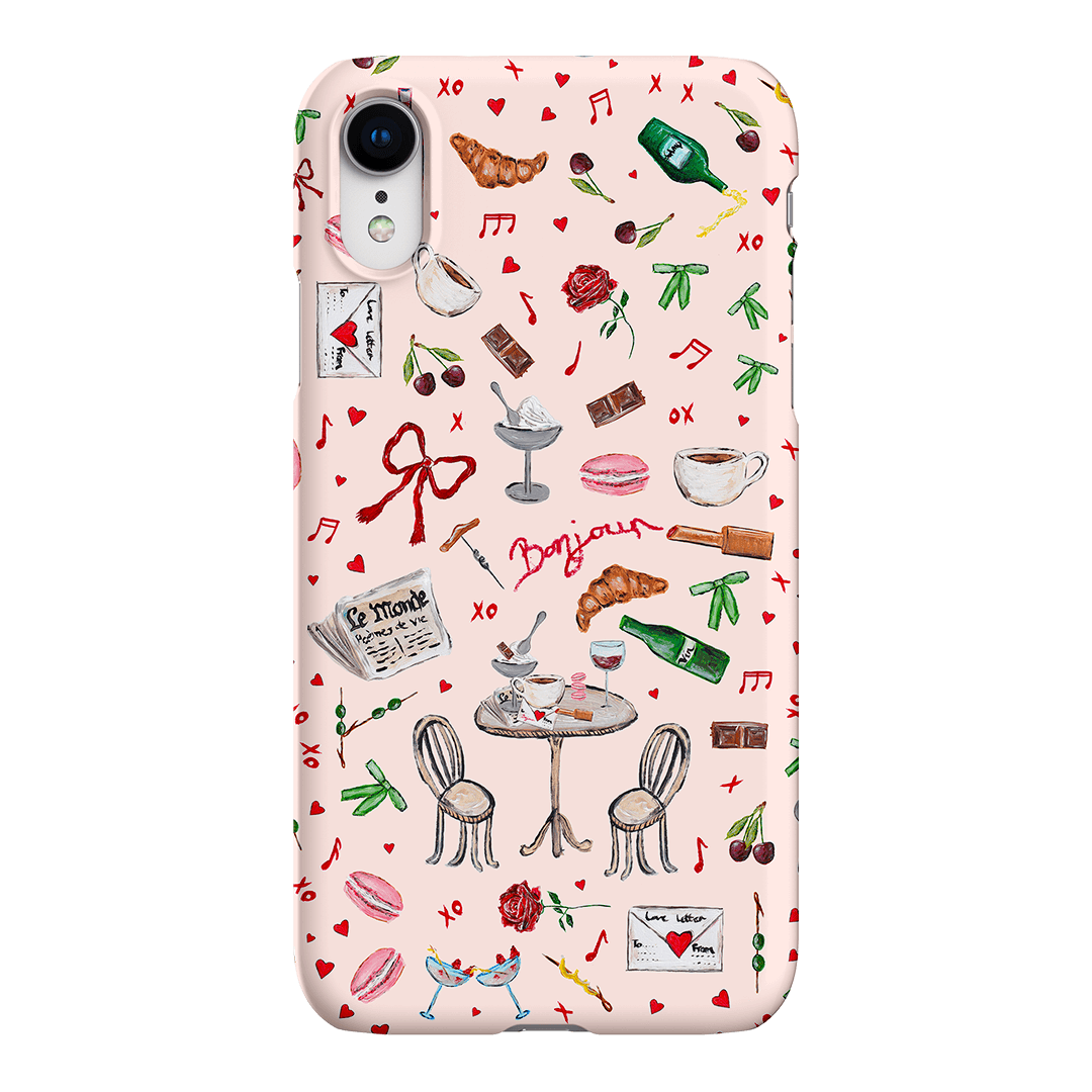 Bonjour Printed Phone Cases iPhone XR / Snap by BG. Studio - The Dairy