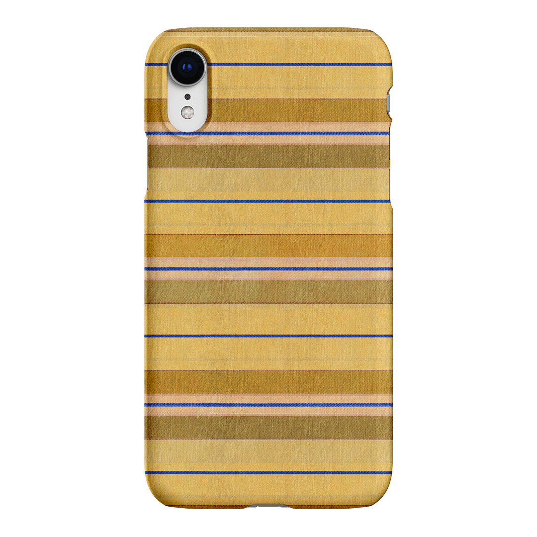 Golden Stripe Printed Phone Cases iPhone XR / Snap by Fenton & Fenton - The Dairy