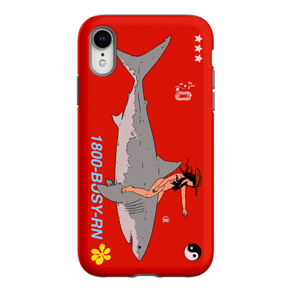 1800-Busy Rn in Red Printed Phone Cases iPhone XR / Armoured by Easty Beasty - The Dairy