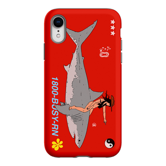 1800-Busy Rn in Red Printed Phone Cases iPhone XR / Armoured by Easty Beasty - The Dairy