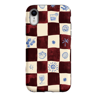 Afternoon Mezze Maroon Printed Phone Cases iPhone XR / Armoured by Charlie Taylor - The Dairy