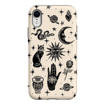 Astro Flash Beige Printed Phone Cases by Veronica Tucker - The Dairy