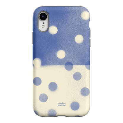 Bleu Polka Dot Printed Phone Cases iPhone XR / Armoured by Jasmine Dowling - The Dairy