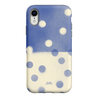 Bleu Polka Dot Printed Phone Cases iPhone XR / Armoured by Jasmine Dowling - The Dairy
