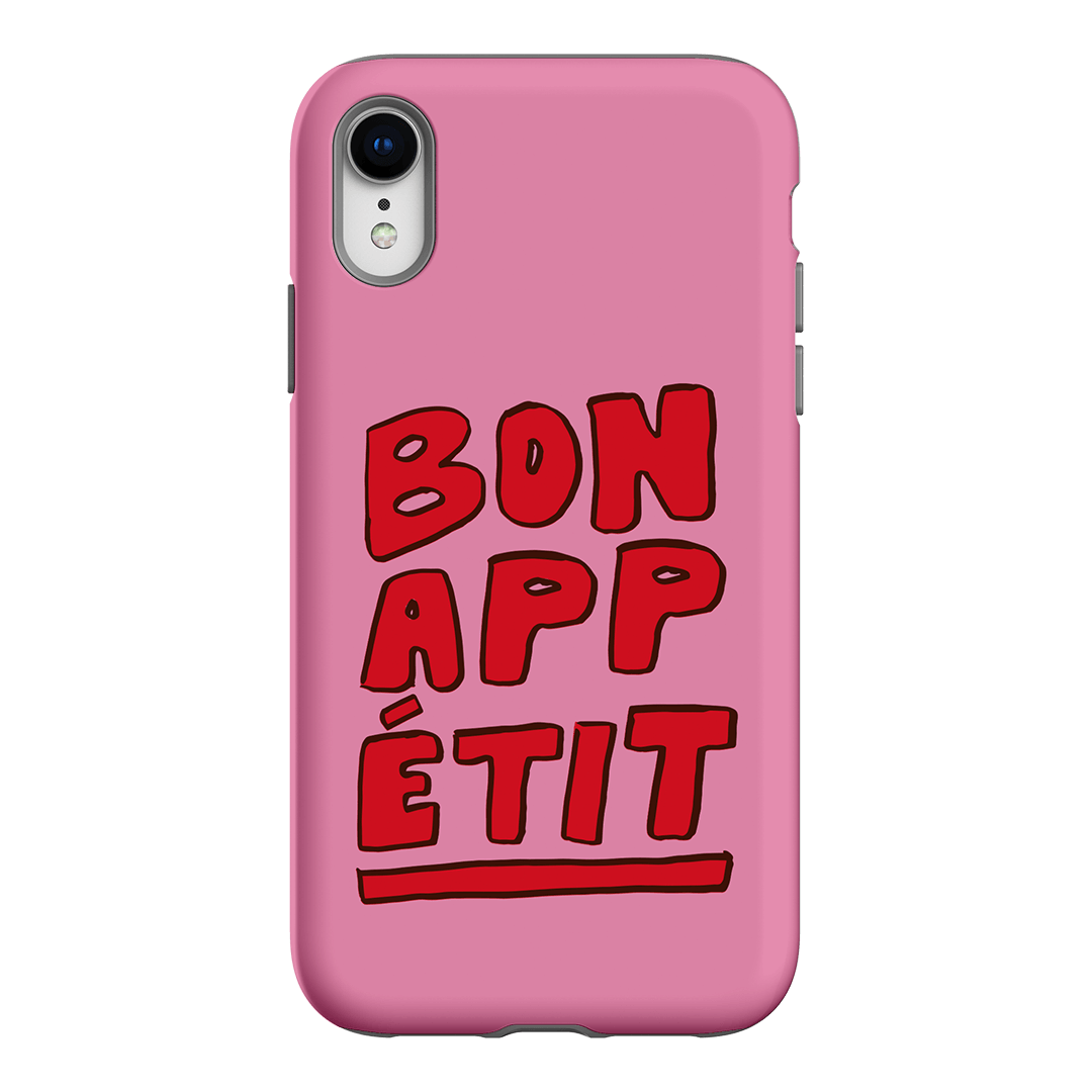 Bon Appetit Red Printed Phone Cases iPhone XR / Armoured by The Dairy - The Dairy