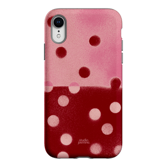 Cherry Polka Dot Printed Phone Cases iPhone XR / Armoured by Jasmine Dowling - The Dairy