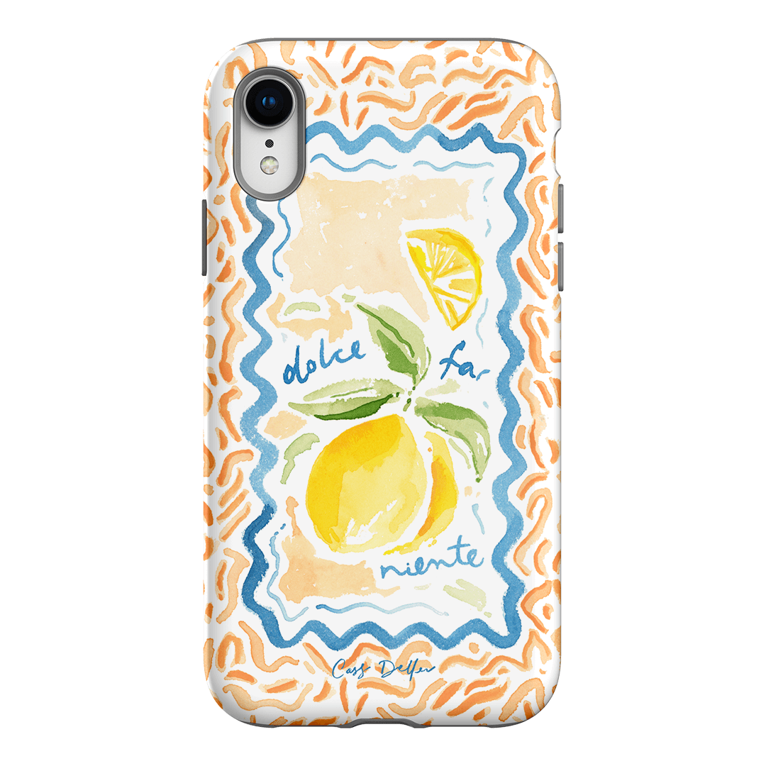Dolce Far Niente Printed Phone Cases iPhone XR / Armoured by Cass Deller - The Dairy