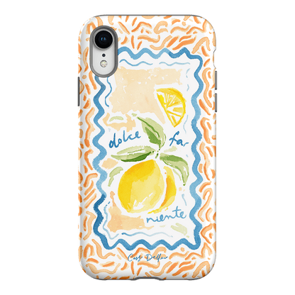 Dolce Far Niente Printed Phone Cases iPhone XR / Armoured by Cass Deller - The Dairy