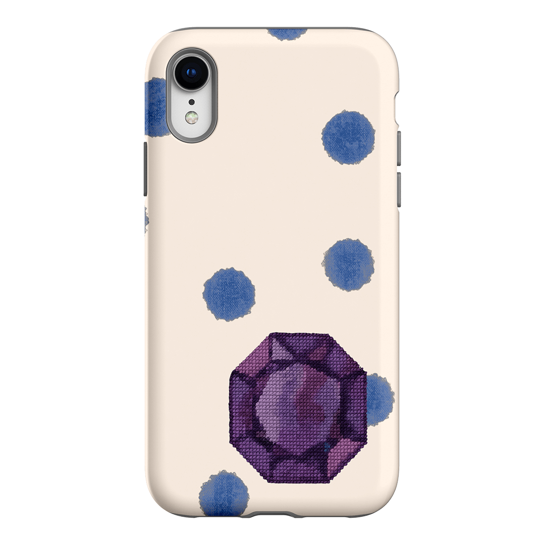 February Amethyst Printed Phone Cases iPhone XR / Armoured by Joiana - The Dairy