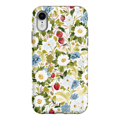 Garden Strawberries Printed Phone Cases iPhone XR / Armoured by Ellie Mae - The Dairy