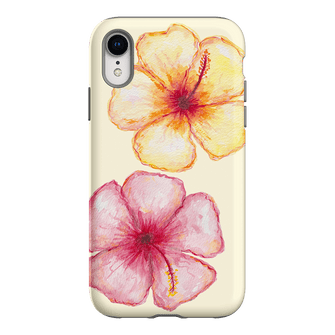 Hibiscus Flower Yellow Printed Phone Cases iPhone XR / Armoured by BG. Studio - The Dairy